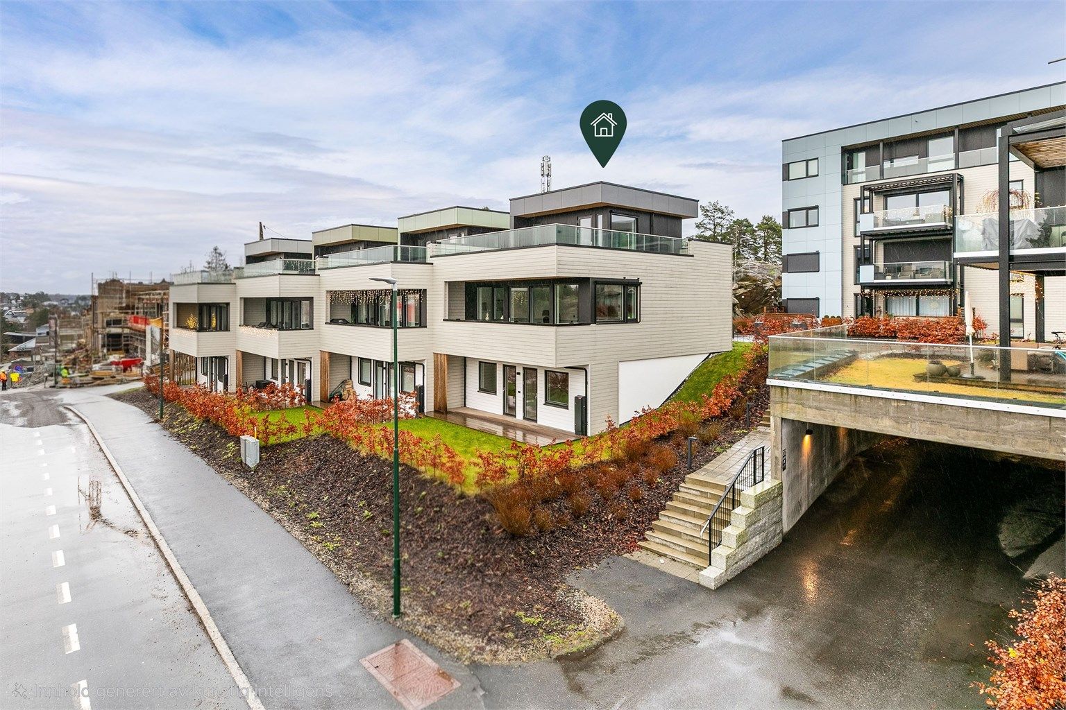 Velkommen til Batteriveien 45 - formidlet av Krogsveen. Fotograf; Børge Oppegård.