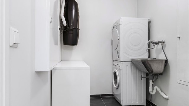 Vaskerommet er på ca 5m²