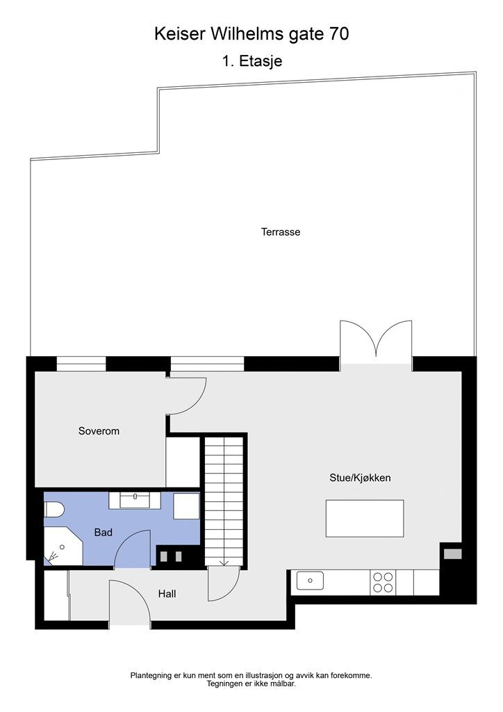 Keiser Wilhelms gate 70 - 2D - 1