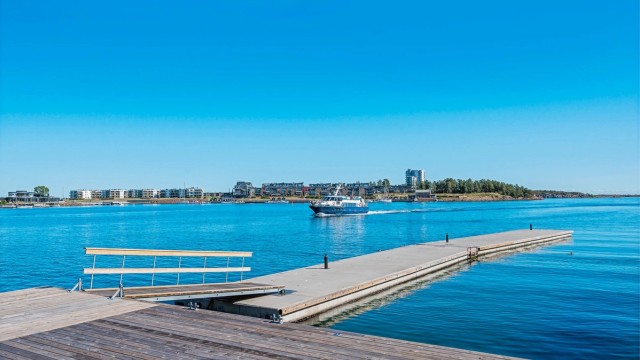 Husøy byr på et aktivt og maritimt nærmiljø.