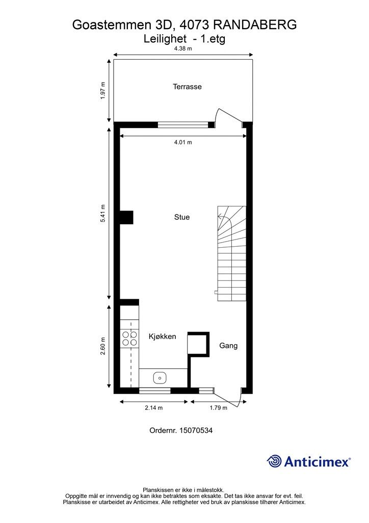 Plantegning - 1.etasje