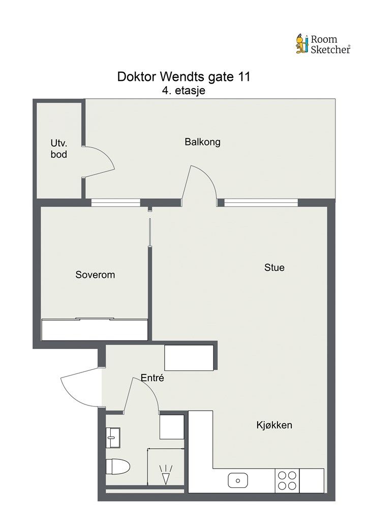 Plantegning 4. etasje