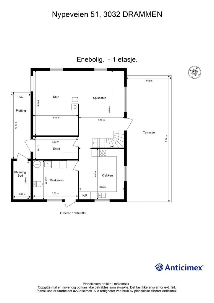 Plantegning - 1. etasje