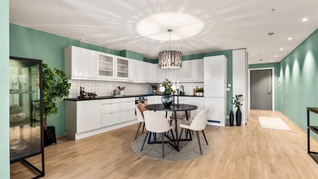 Gjennomgående og velholdt 3-roms eierleilighet i 3. etasje.
Foto: Haiman Askari