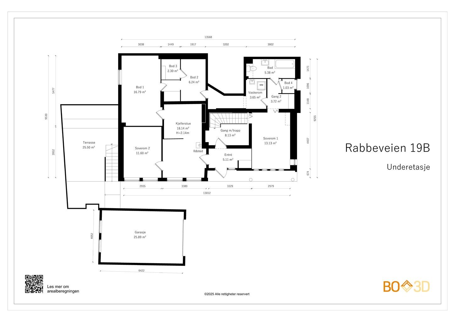 Plantegning - Underetasje.