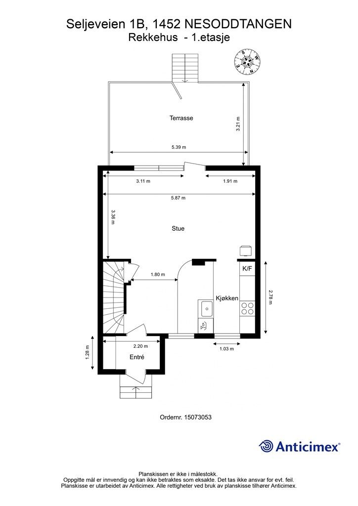 Plantegning 1. etasje