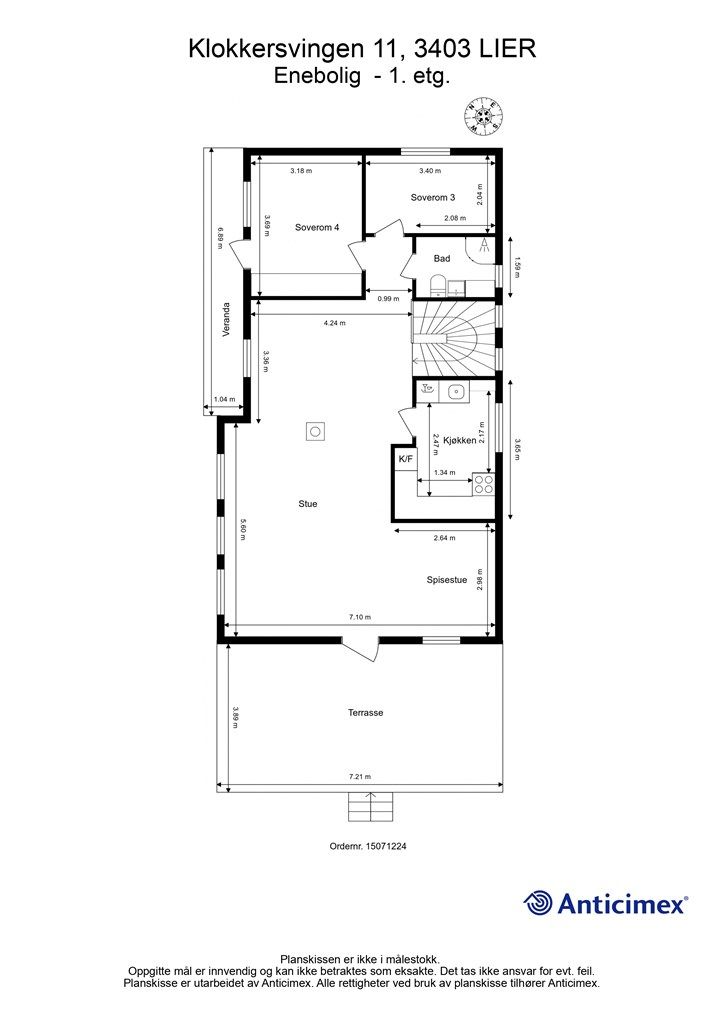 Plantegning - 1. etasje
