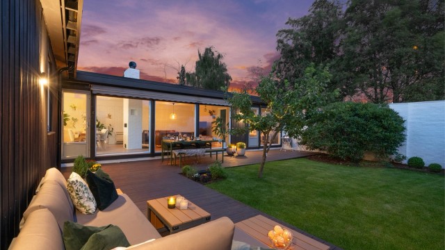 Lyngvollveien 20, er en spennende og flott enebolig i rekke, med alt på ett plan, som gjør dette til et godt alternativ til leilighet.