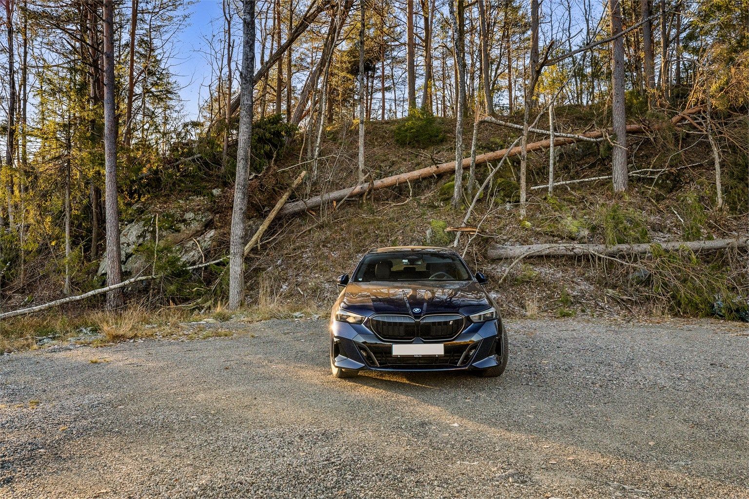 Parkering på felles parkeringsplass.