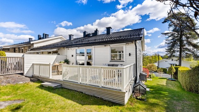 Boligen sett fra hagesiden.