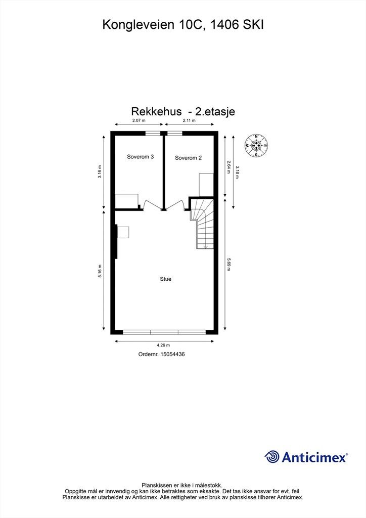 Alternativ plantegning 2. etasje