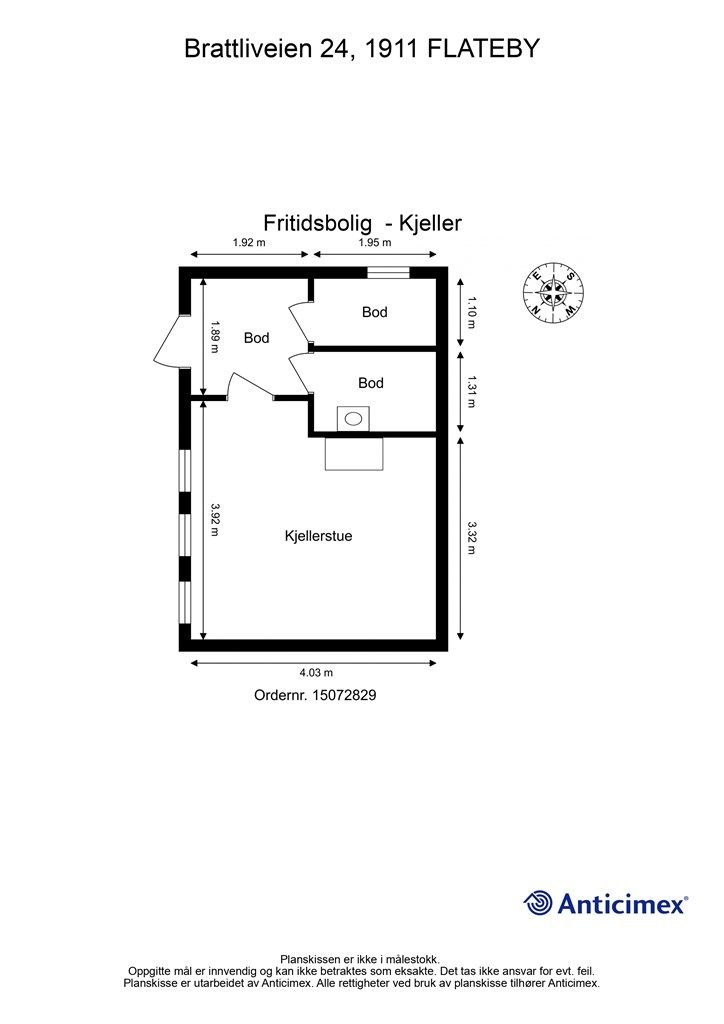 Plantegning - Kjeller