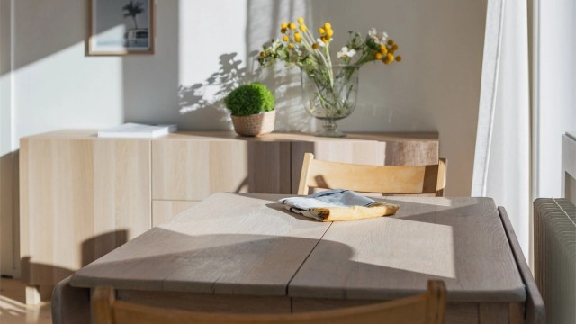 En trivelig spiseplass, perfekt både i hverdagen og til middagsgjester