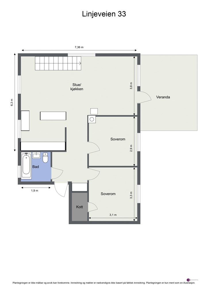 Plantegning - 1. etasje