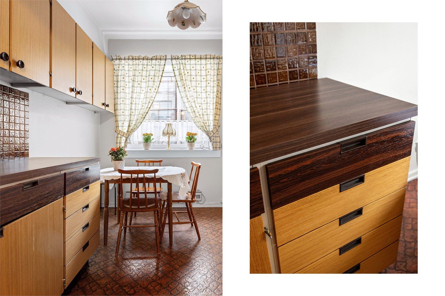 Rommet har god størrelse og byr på mange muligheter for å skape ditt drømmekjøkken.