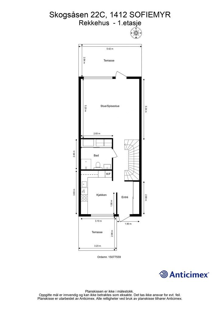Plantegning 1.etasje