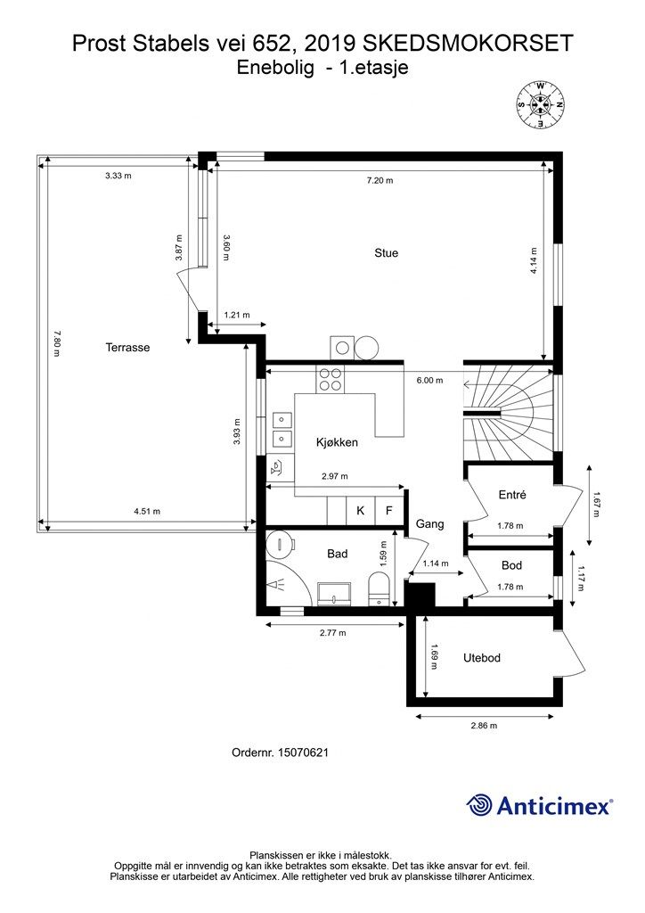 Plantegning 1. etasje