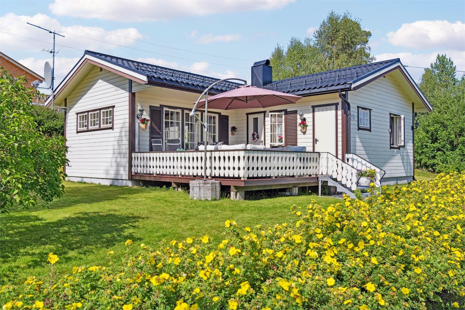 Opprinnelig ble eiendommen bygget som en enebolig, men kun blitt benyttet som fritidsbolig. (Foto: EFKT v/ Johan Anderson)
