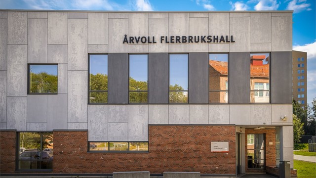 Her ligger også Årvoll flerbrukshall