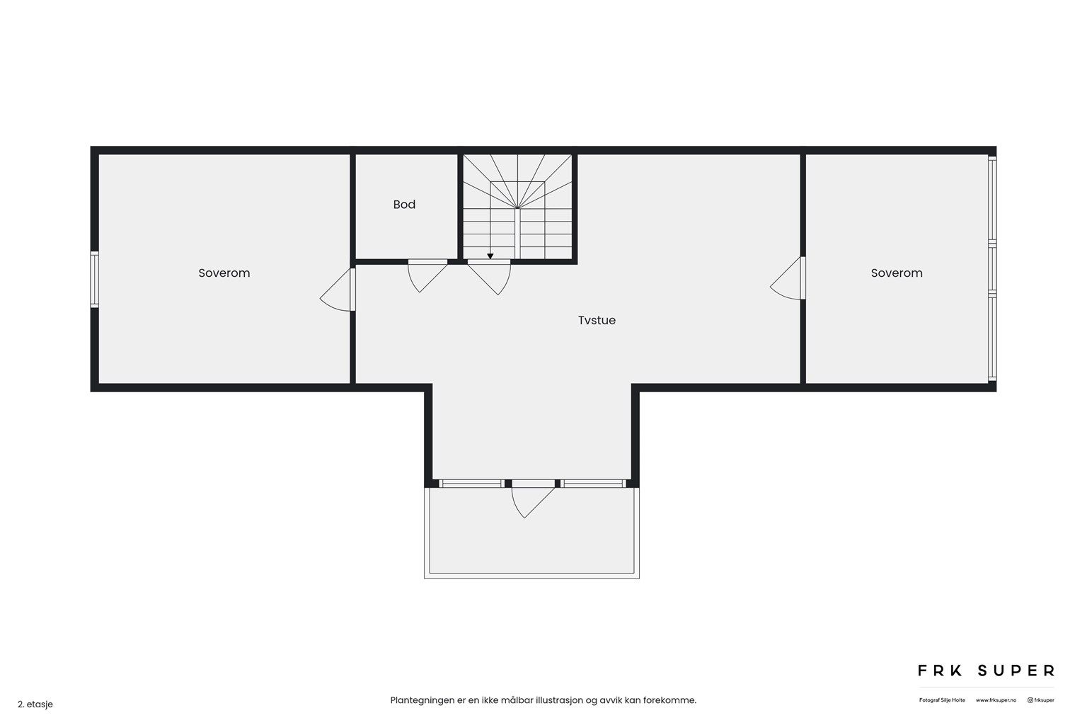 Plantegning loftsetasje