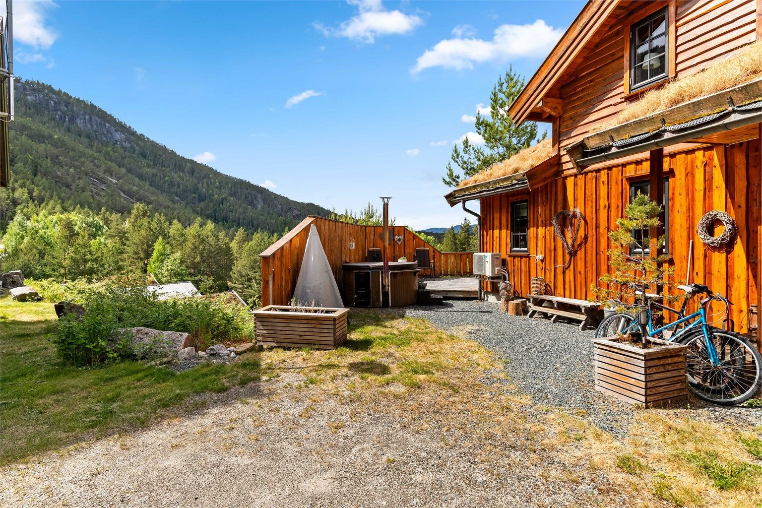 Hytten er på totalt 105 kvm BRA-i