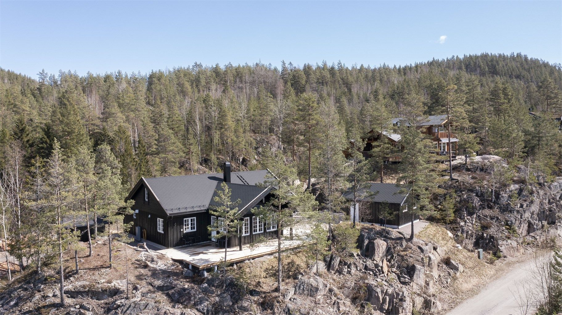 Hytta er oppført av anerkjente Familiehytta