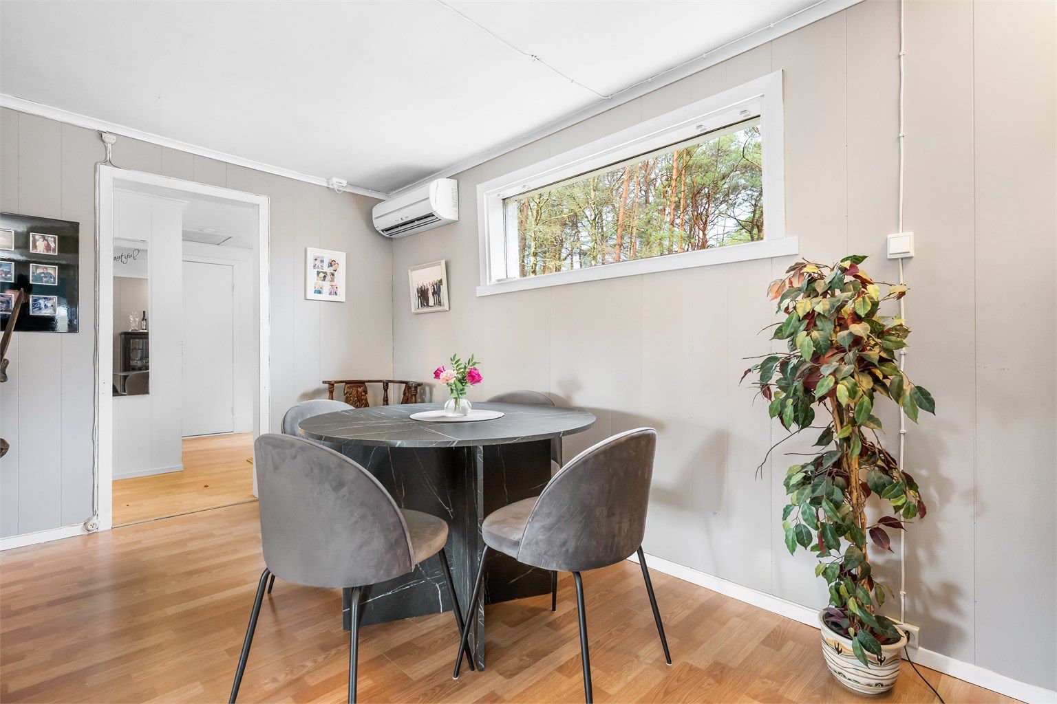 Her skal det være plass også til et større spisebord om ønskelig