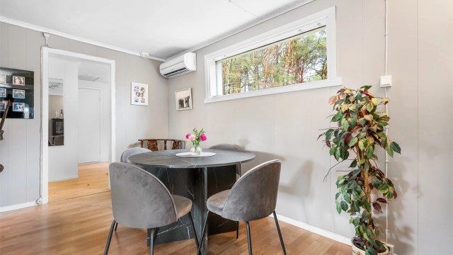 Her skal det være plass også til et større spisebord om ønskelig