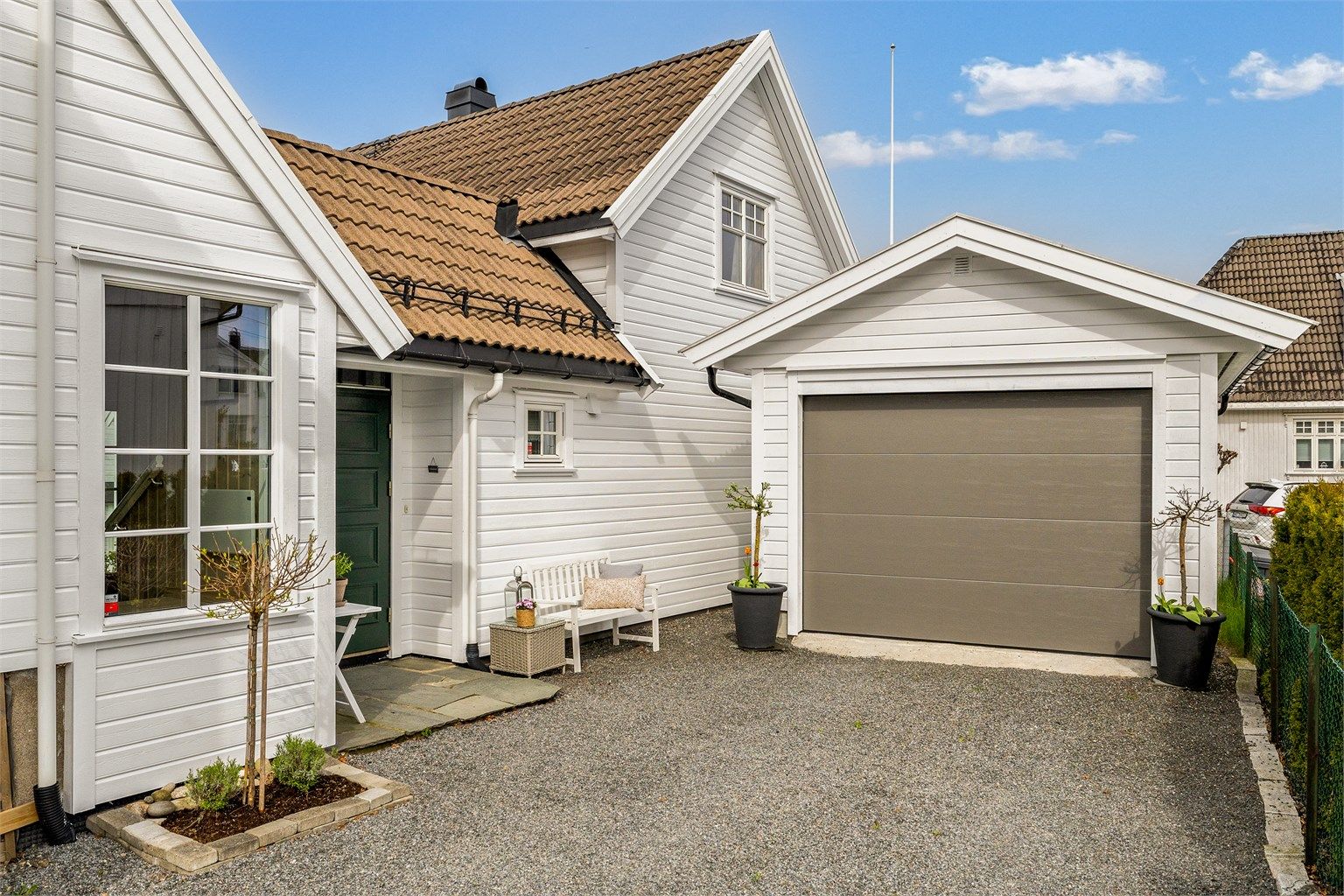 Garasjen er ny i 2022