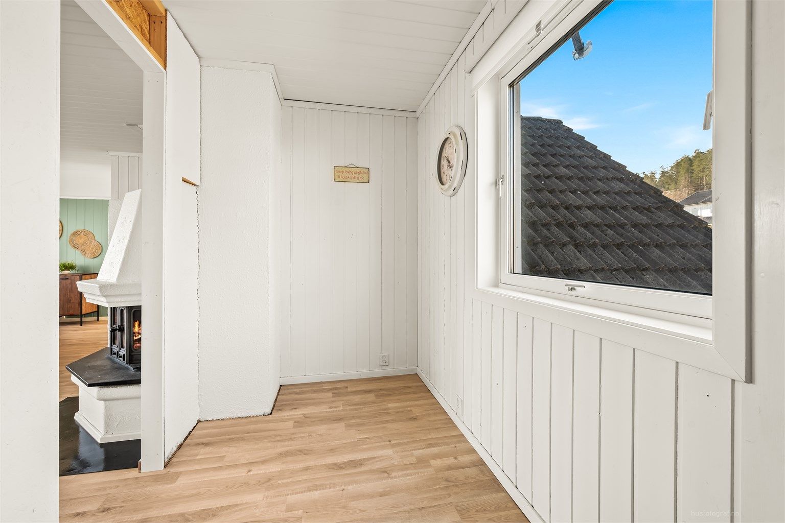 Kontor rett ved stuen