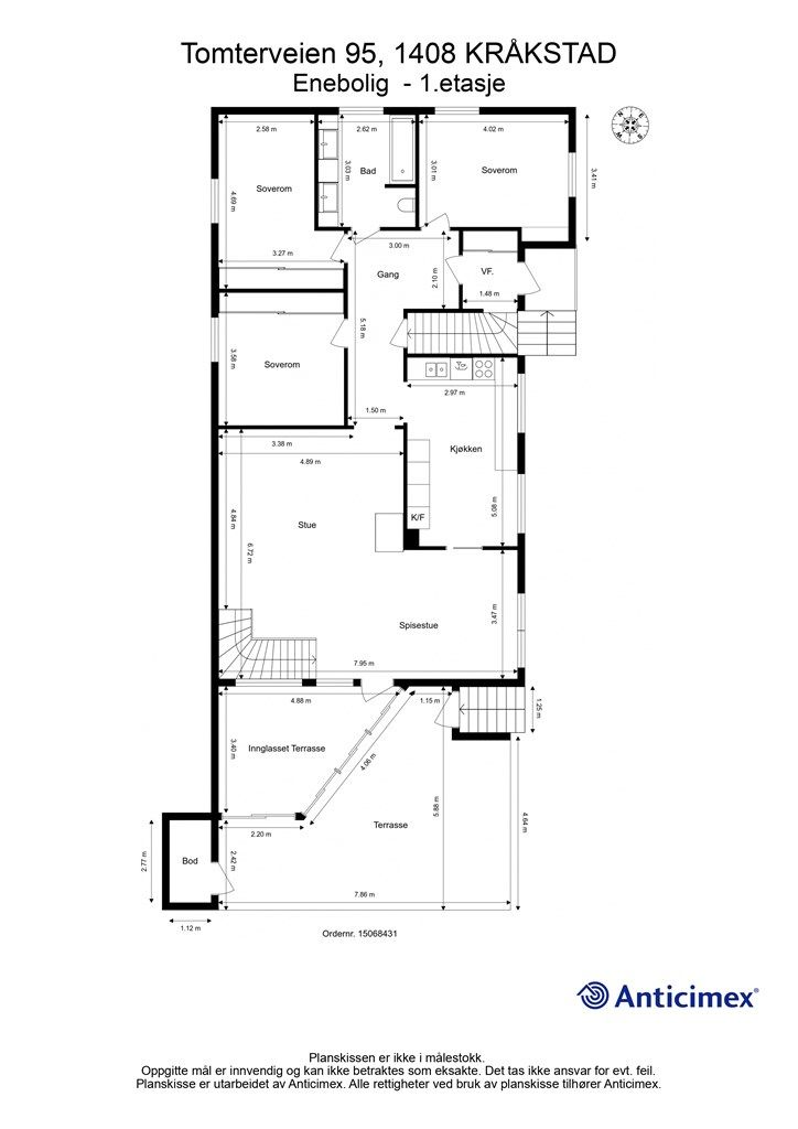 Plantegning - 1. etasje