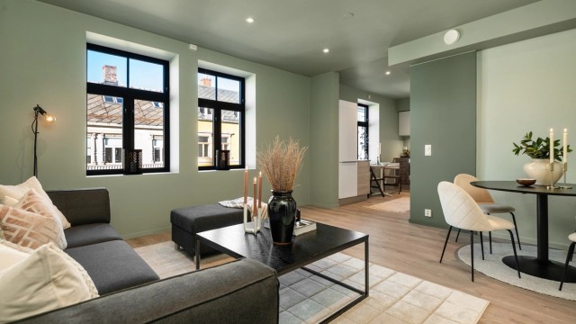 Velkommen til Båhus gate 7A - og denne lekre selveierleiligheten beliggende i et veletablert og sentralt område på Møllenberg!