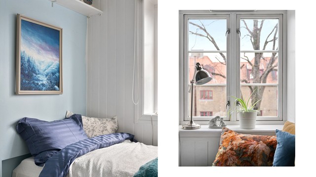 Også her gir de klassiske detaljene rommet særpreg.