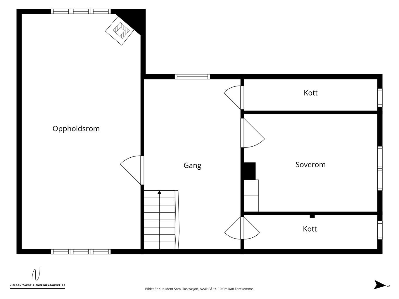 Veiledende planskisse 2.etg