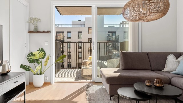 Leiligheten har oppvarming og varmtvann (akonto) inkludert!