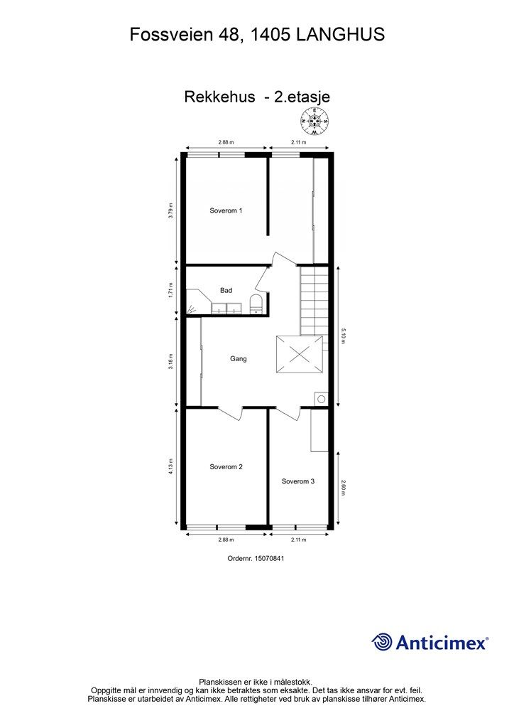 Plantegning- 2. etasje