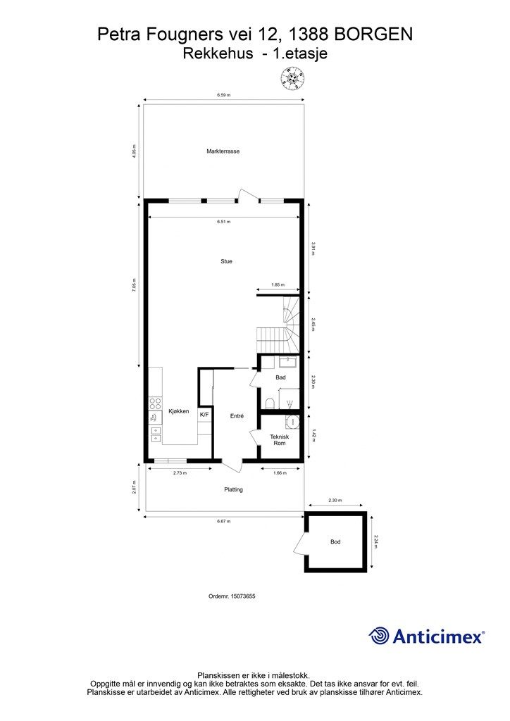 Plantegning - 1.etasje