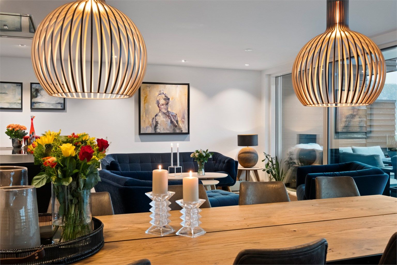 Detaljefoto fra spisestuen