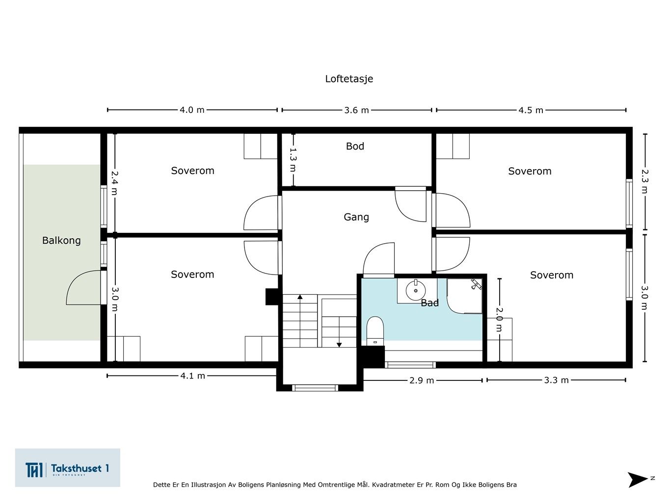 Plantegning 2. etasje