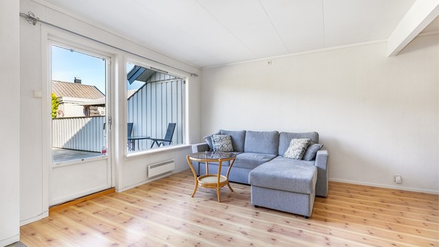 Stuen i sin nåværende størrelse er oppmålt til hele 36 kvm.