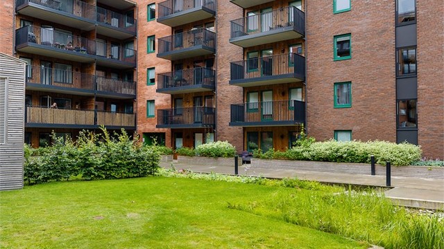 Sameiet Entréen 2 består av 242 boligseksjoner og har veldrevne fellesarealer.