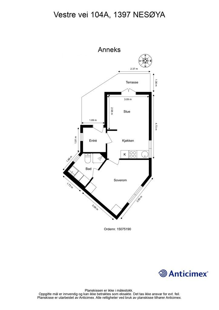 Plantegning - Anneks