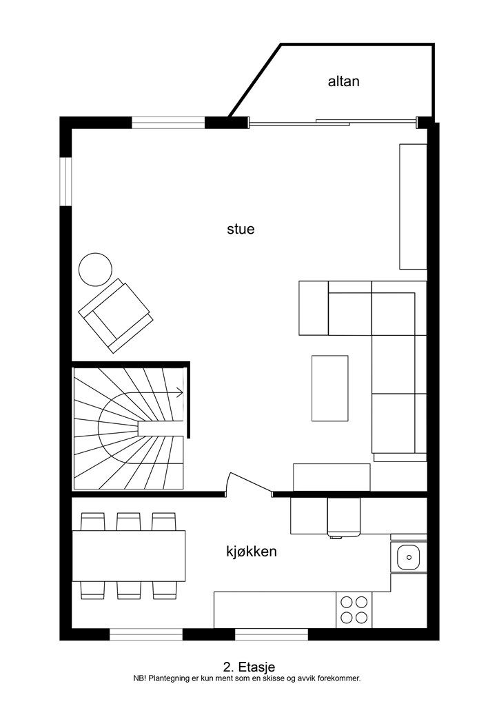 Plantegning 2. etasje
