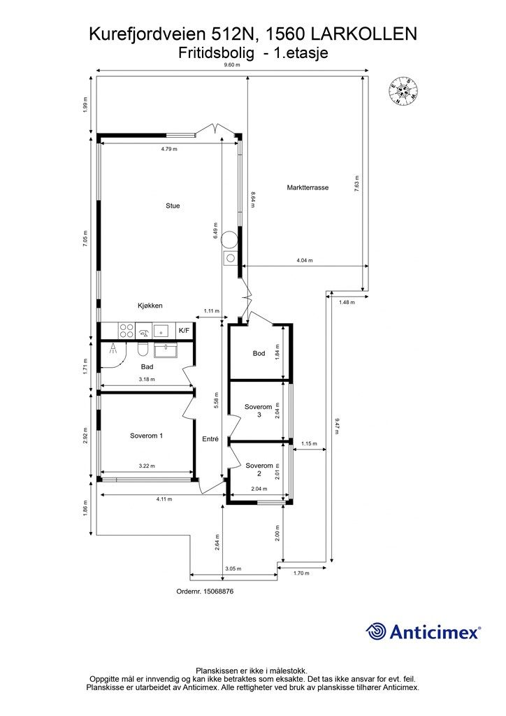 Planskissen er veiledende.