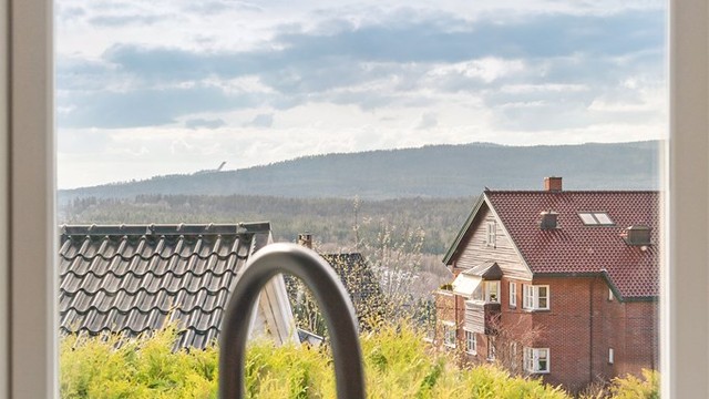 Her ser du også helt til Holmenkollen