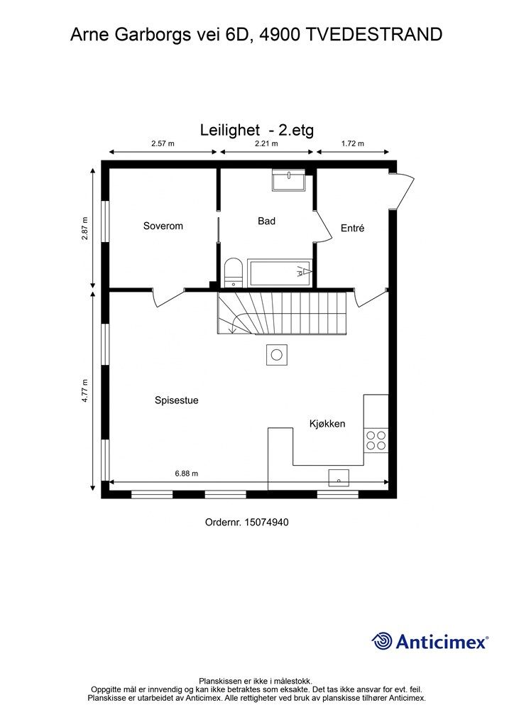 Plantegning 2. etasje