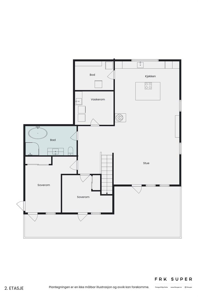 Plantegning 2. etasje