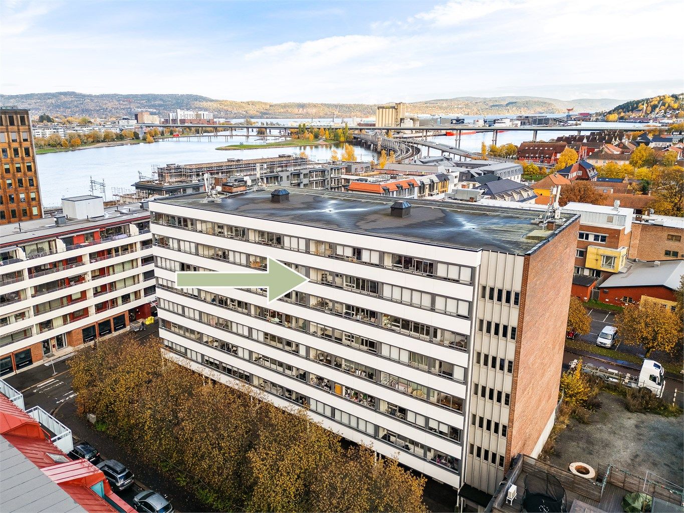 Lys og pen 2-roms leilighet beliggende i 6. etasje.
Foto: Stine Prøitz Jørgensen