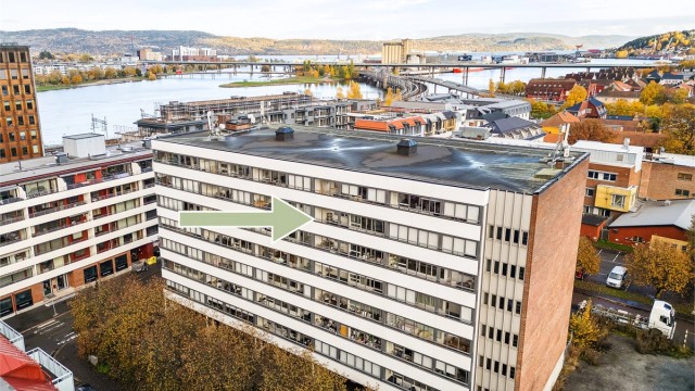 Lys og pen 2-roms leilighet beliggende i 6. etasje.
Foto: Stine Prøitz Jørgensen