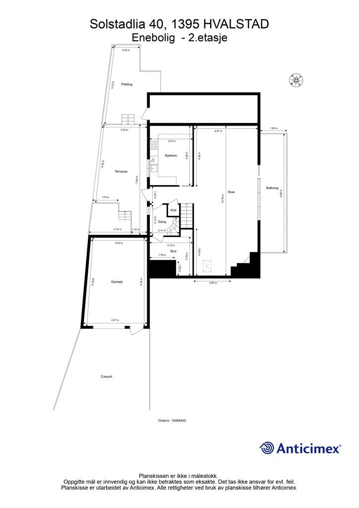 Plantegning - 2.etasje
